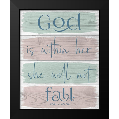 Within Me 1 Black Modern Wood Framed Art Print by Hogan, Melody