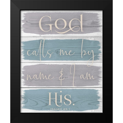 Heavenly Calls 1 Black Modern Wood Framed Art Print by Hogan, Melody