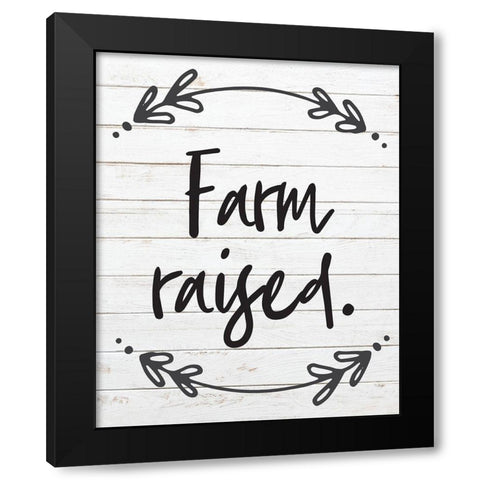 Farm Raised 5 Black Modern Wood Framed Art Print with Double Matting by Hogan, Melody