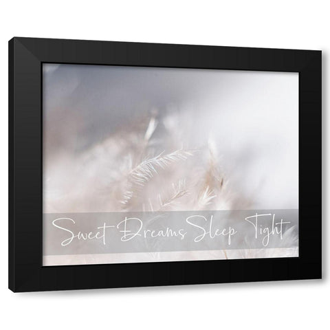 Baby Floral 7 Black Modern Wood Framed Art Print by Hogan, Melody