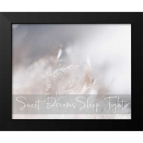 Baby Floral 7 Black Modern Wood Framed Art Print by Hogan, Melody