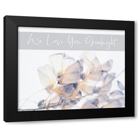 Baby Floral 8 Black Modern Wood Framed Art Print with Double Matting by Hogan, Melody