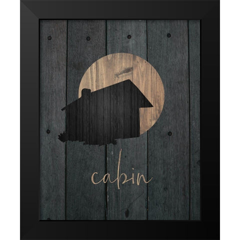 Wilderness Wood 02 Black Modern Wood Framed Art Print by Hogan, Melody