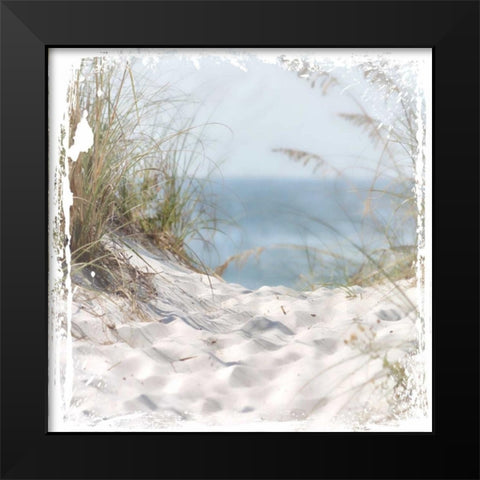 Sand Mountains Black Modern Wood Framed Art Print by Hogan, Melody