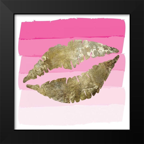 Sparkle Glam Pinks 4 Black Modern Wood Framed Art Print by Hogan, Melody