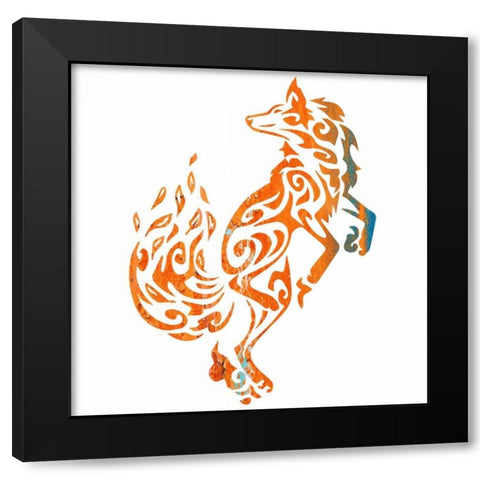 Tribal Timber 1 Black Modern Wood Framed Art Print by Hogan, Melody