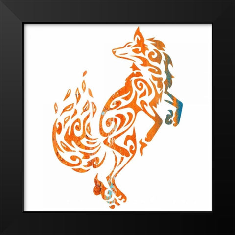 Tribal Timber 1 Black Modern Wood Framed Art Print by Hogan, Melody