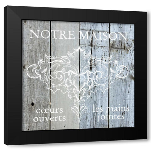 French Farmhouse 2 Black Modern Wood Framed Art Print by Hogan, Melody