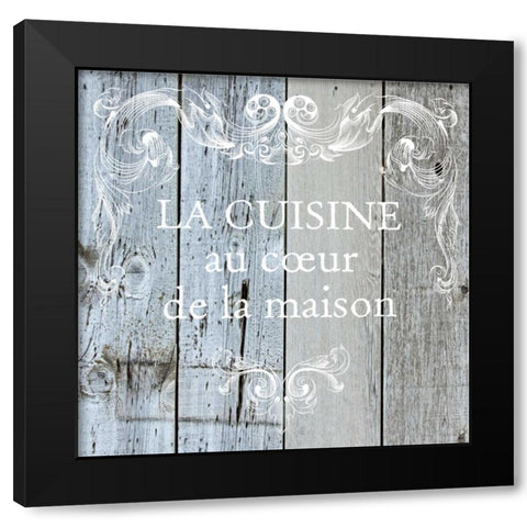 French Farmhouse 3 Black Modern Wood Framed Art Print with Double Matting by Hogan, Melody