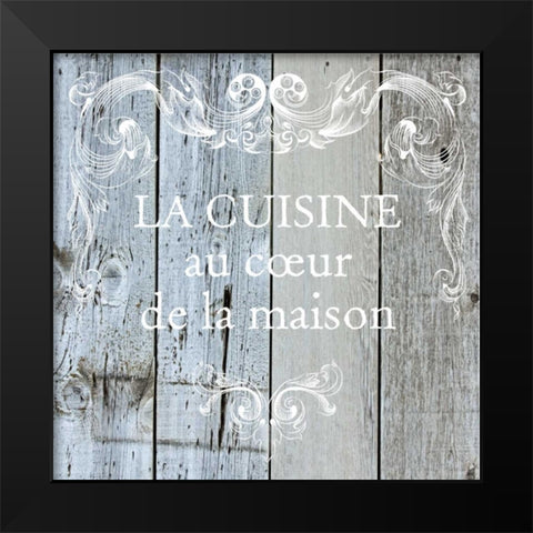 French Farmhouse 3 Black Modern Wood Framed Art Print by Hogan, Melody