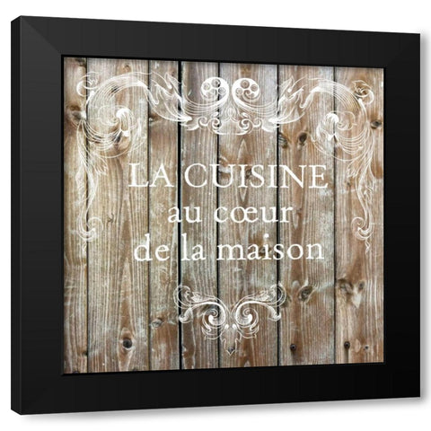 French Farmhouse 3 Black Modern Wood Framed Art Print with Double Matting by Hogan, Melody