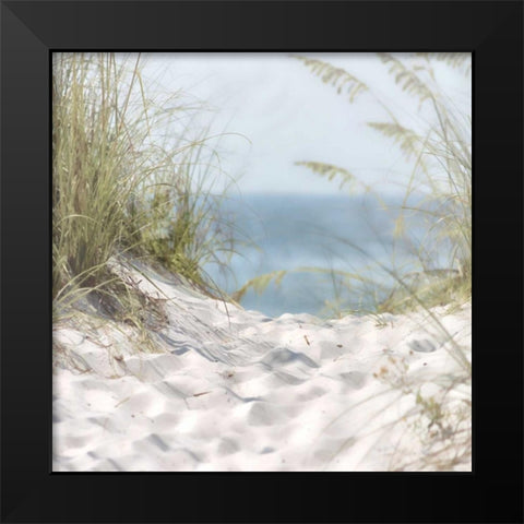 Over The Coastal Dune Black Modern Wood Framed Art Print by Hogan, Melody