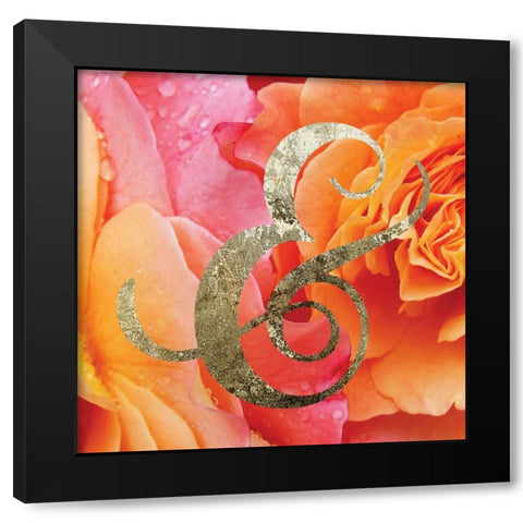 Eternal Black Modern Wood Framed Art Print by Hogan, Melody