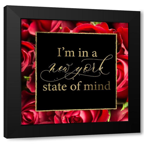 NYC Glam 3 Black Modern Wood Framed Art Print by Hogan, Melody