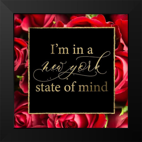 NYC Glam 3 Black Modern Wood Framed Art Print by Hogan, Melody