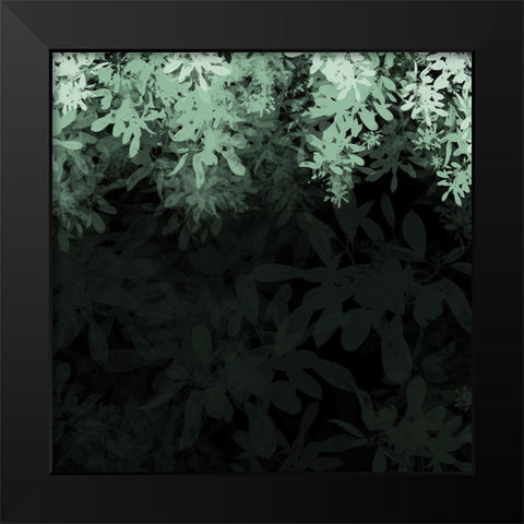 Dark Tropical I Black Modern Wood Framed Art Print by Hogan, Melody