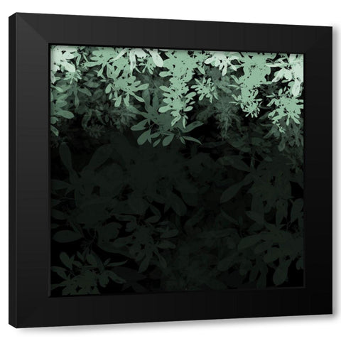 Dark Tropical II Black Modern Wood Framed Art Print with Double Matting by Hogan, Melody
