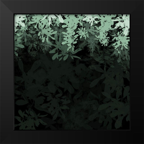 Dark Tropical II Black Modern Wood Framed Art Print by Hogan, Melody