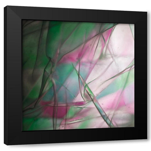 light graphics Black Modern Wood Framed Art Print with Double Matting by Hogan, Melody