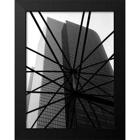 Tower Web 24 Black Modern Wood Framed Art Print by Joseph, Michael