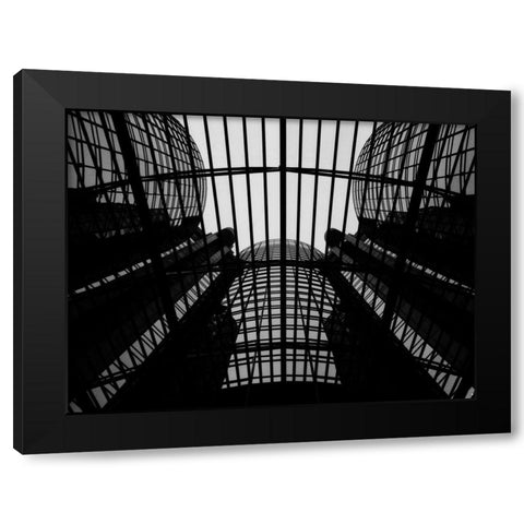 Thru The Grate 29 Black Modern Wood Framed Art Print by Joseph, Michael