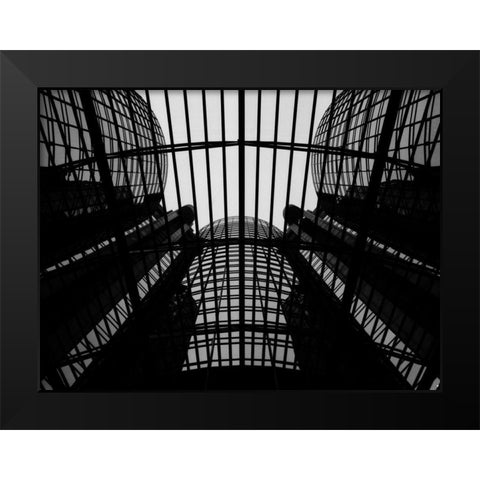 Thru The Grate 29 Black Modern Wood Framed Art Print by Joseph, Michael