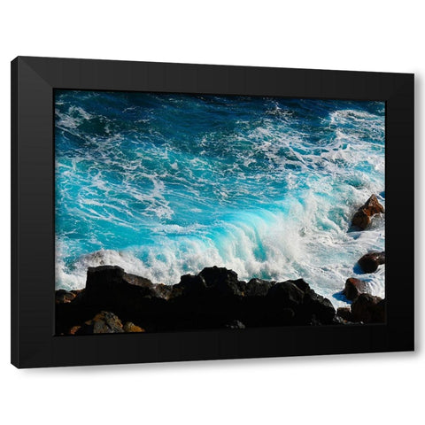 Mystic Ocean 1 Black Modern Wood Framed Art Print with Double Matting by Nebula, Melissa