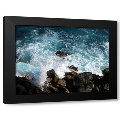 Mystic Ocean 2 Black Modern Wood Framed Art Print with Double Matting by Nebula, Melissa