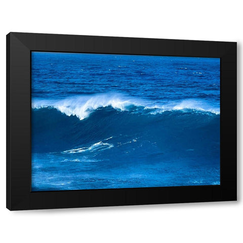 Aqua Juice Black Modern Wood Framed Art Print with Double Matting by Nebula, Melissa