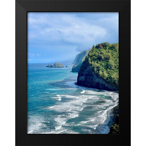 Pololu Black Modern Wood Framed Art Print by Nebula, Melissa