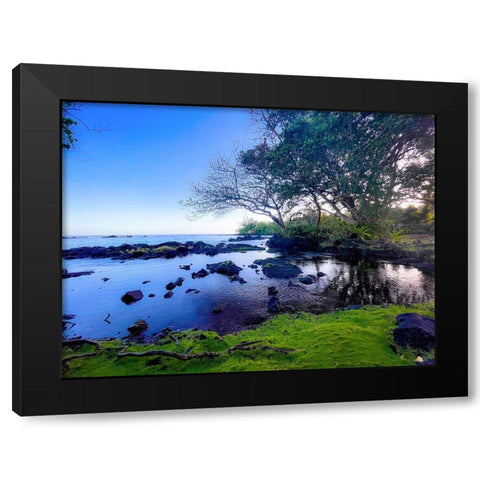Still Of The Morning Black Modern Wood Framed Art Print with Double Matting by Nebula, Melissa