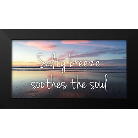Salty Breeze Black Modern Wood Framed Art Print by Prime, Marcus