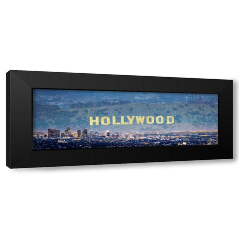 Hollywood Black Modern Wood Framed Art Print by Prime, Marcus