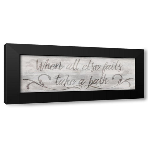 Bath Time Black Modern Wood Framed Art Print by Prime, Marcus