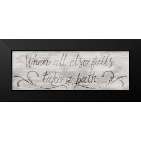 Bath Time Black Modern Wood Framed Art Print by Prime, Marcus