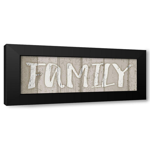 Family Stride Black Modern Wood Framed Art Print with Double Matting by Prime, Marcus
