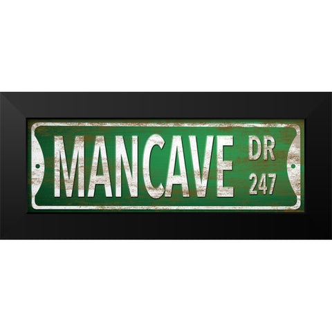 Mancave Drive Black Modern Wood Framed Art Print by Prime, Marcus