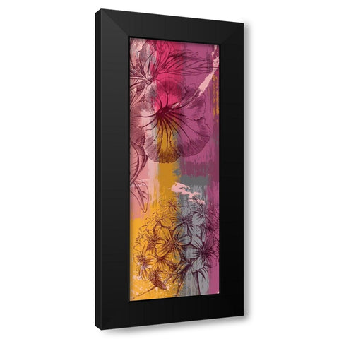 Flower Wine 1 Black Modern Wood Framed Art Print with Double Matting by Prime, Marcus