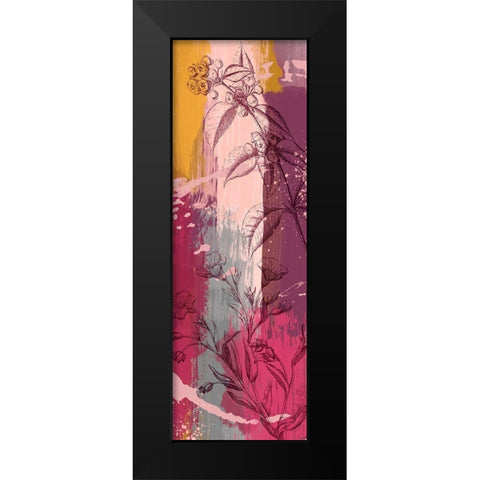 Flower Wine 2 Black Modern Wood Framed Art Print by Prime, Marcus