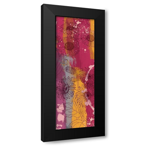 Flower Wine 3 Black Modern Wood Framed Art Print by Prime, Marcus