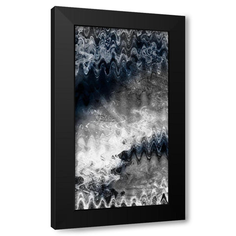 Indigo Sonic 2 Black Modern Wood Framed Art Print by Prime, Marcus