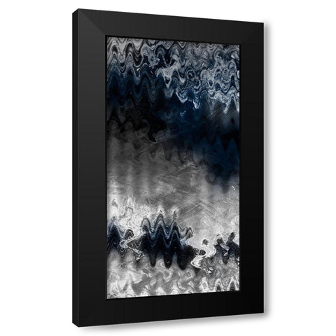 Indigo Sonic 3 Black Modern Wood Framed Art Print by Prime, Marcus
