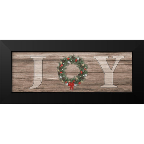 Holiday Joy Black Modern Wood Framed Art Print by Prime, Marcus