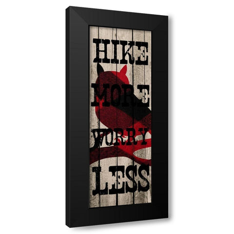 Hike More 1 Black Modern Wood Framed Art Print by Prime, Marcus