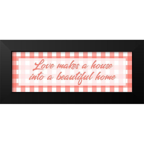 Beautiful Home 1 Black Modern Wood Framed Art Print by Prime, Marcus