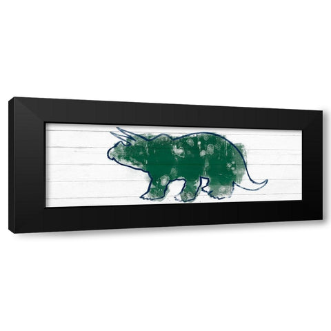 Kiddie Dino 1 Black Modern Wood Framed Art Print by Prime, Marcus