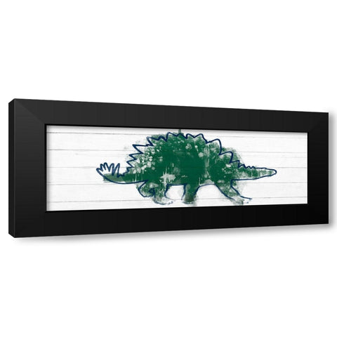 Kiddie Dino 2 Black Modern Wood Framed Art Print by Prime, Marcus