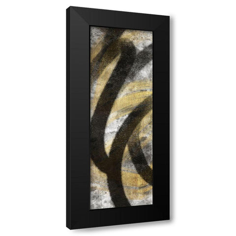 Striking Marks Neutral 1 Black Modern Wood Framed Art Print with Double Matting by Prime, Marcus