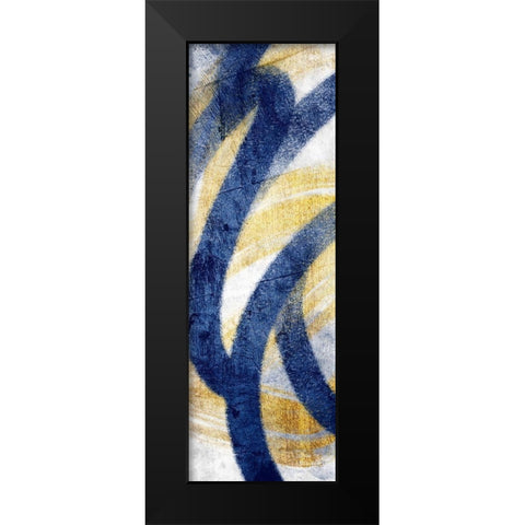 Striking Marks 1 Black Modern Wood Framed Art Print by Prime, Marcus