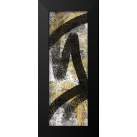 Striking Marks Neutral 2 Black Modern Wood Framed Art Print by Prime, Marcus